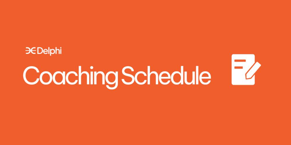 The Ultimate Guide To Creating a Coaching Schedule & Planning A Session